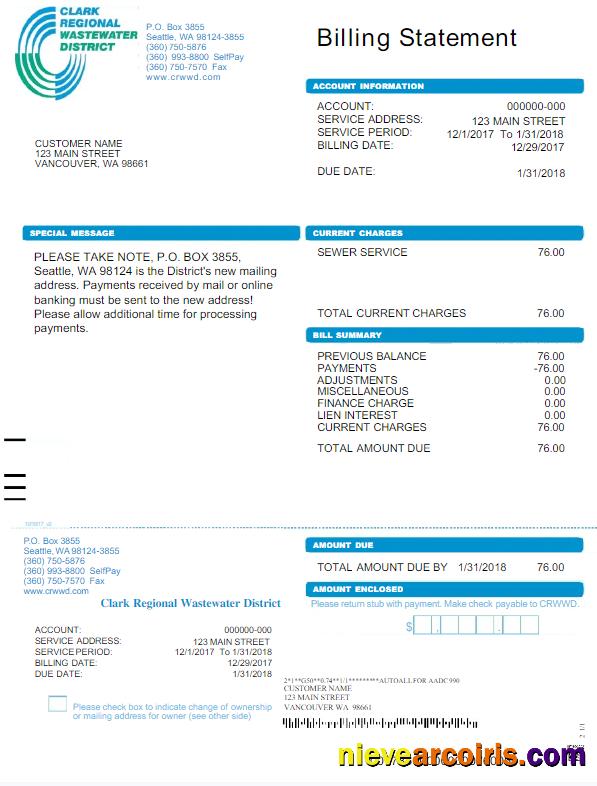 USA CRWWD utility bill